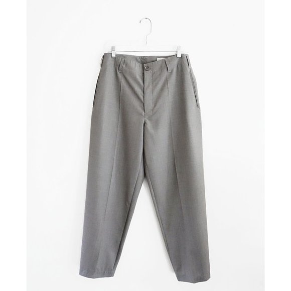 Lemaire Other - Lemaire Light Grey Thin Wool Buckleback Tapered Pants Trousers FR 48 US 32 NWOT